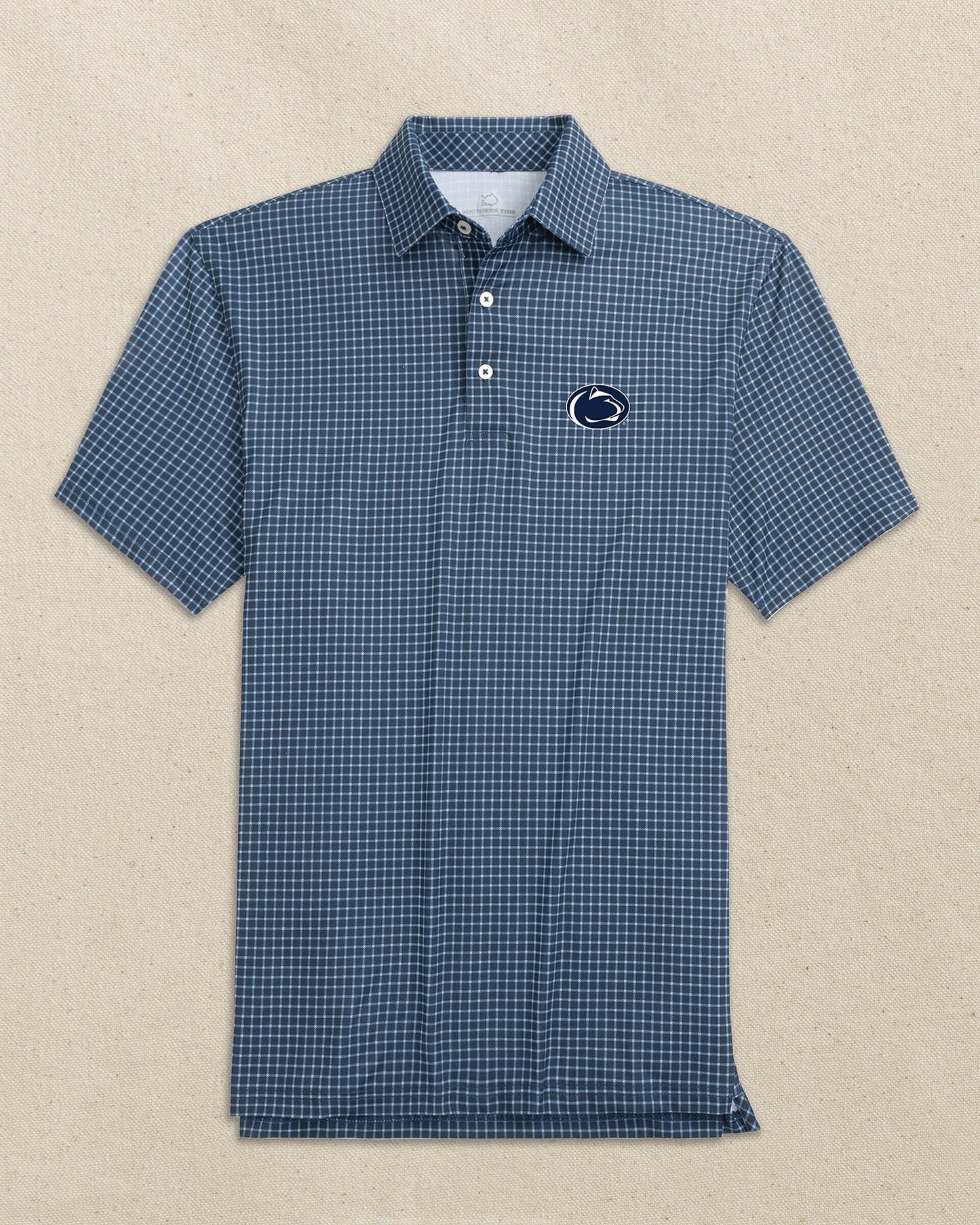 Penn State Nittany Lions Driver Dunes Edge Plaid Polo